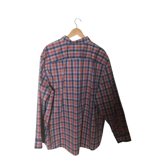 Duluth Shirt Men's Size 2XL Blue Red Plaid Relaxed Fit Button Up - Picture 2 of 6